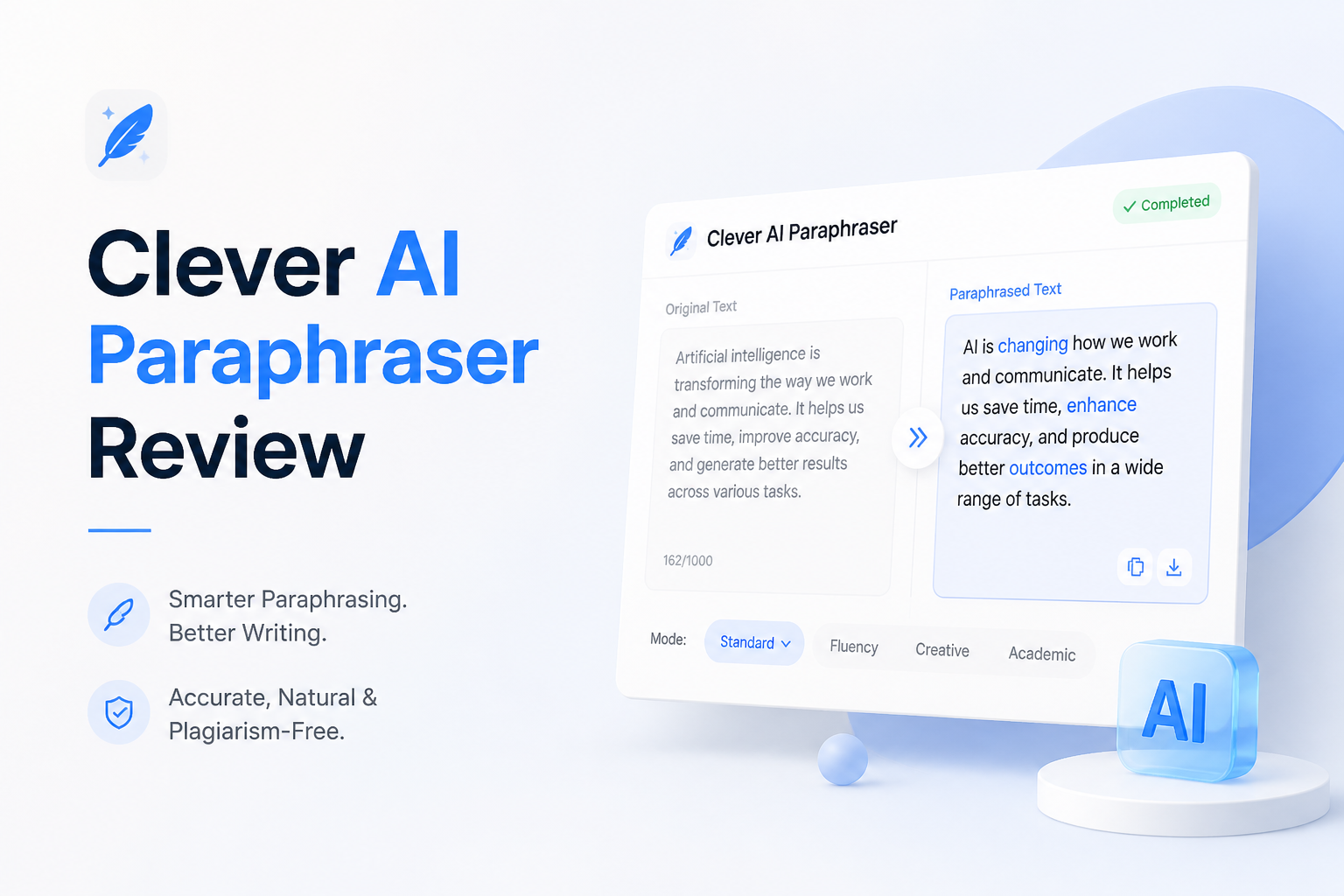 Clever AI Paraphraser Review 2026