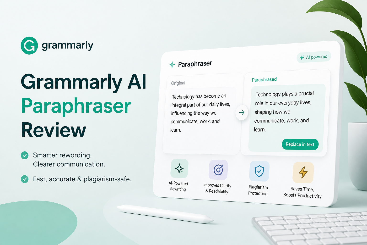Grammarly AI Paraphraser Review 2026