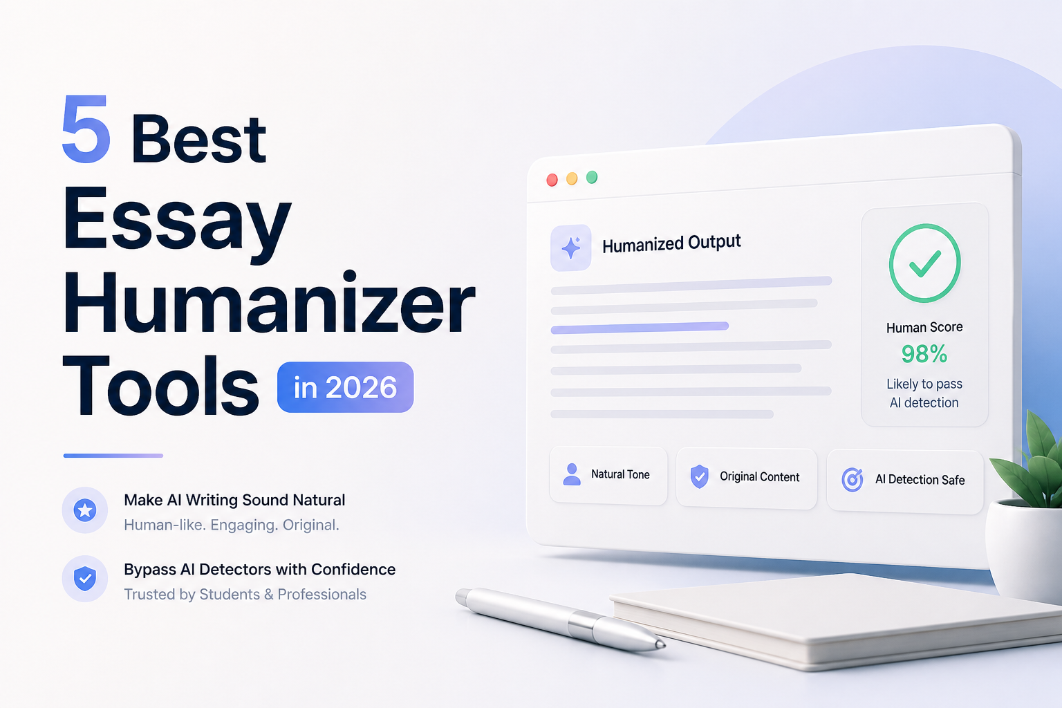 5 Best Essay Humanizer Tools in 2026
