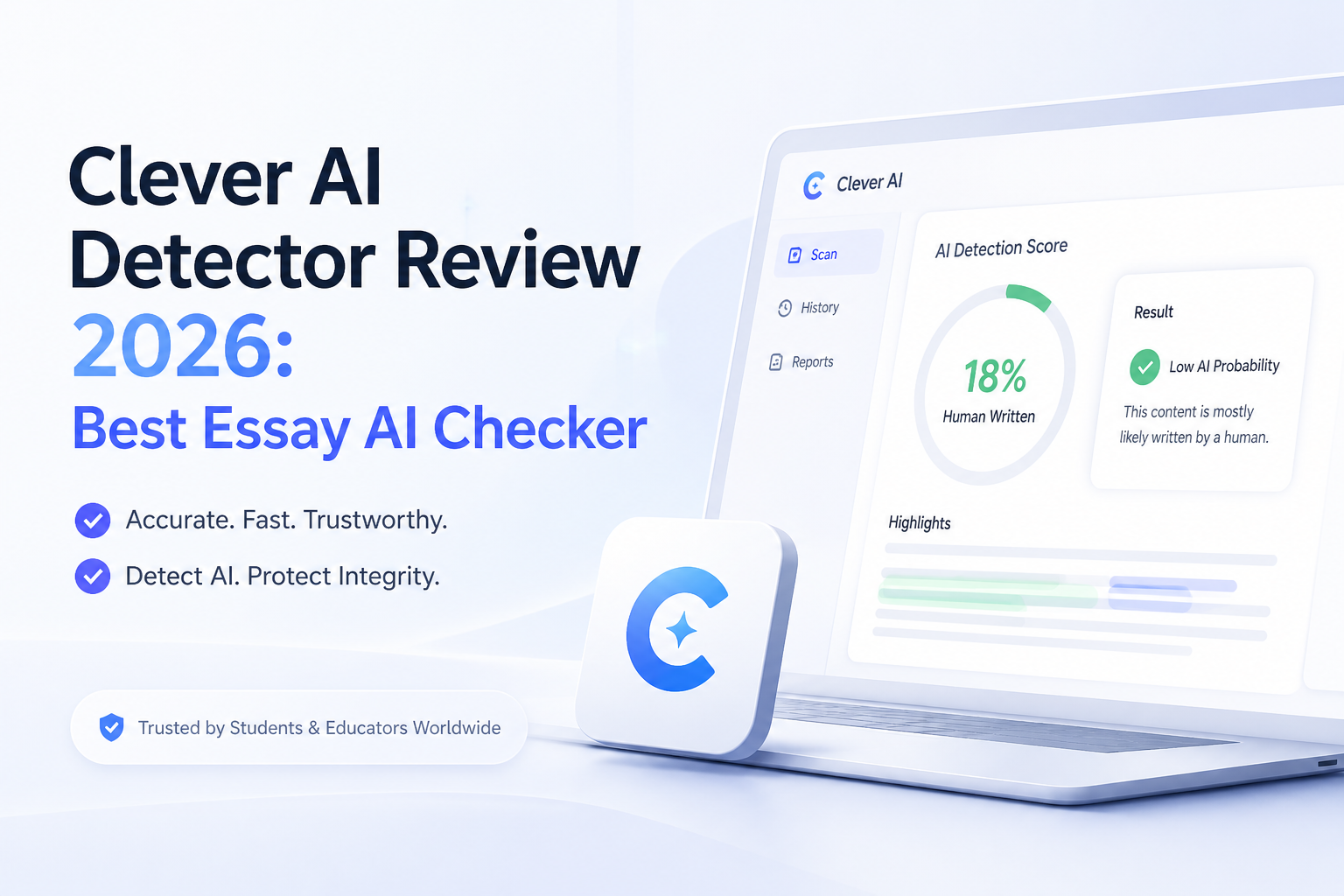 Clever AI Detector Review 2026: Best Essay AI Checker