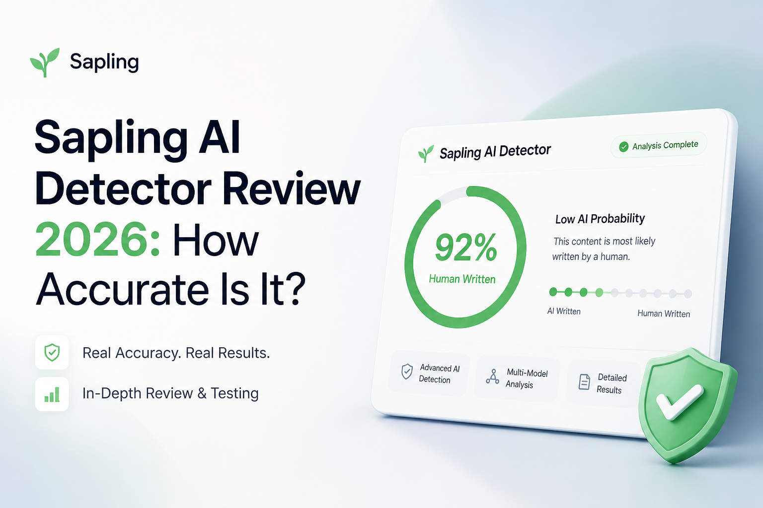 Sapling AI Detector Review 2026: How Accurate Is It?