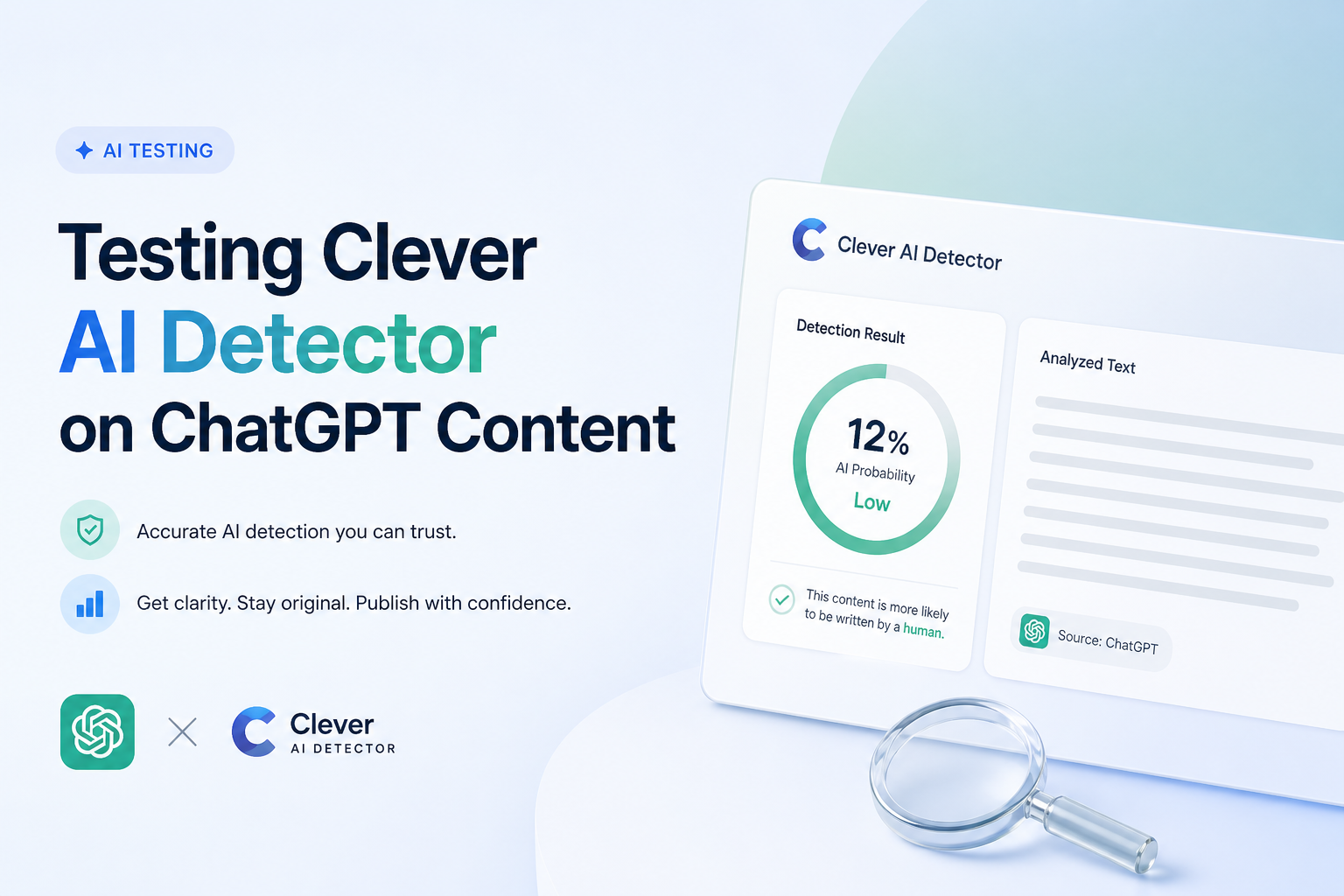 Testing Clever AI Detector on ChatGPT Content