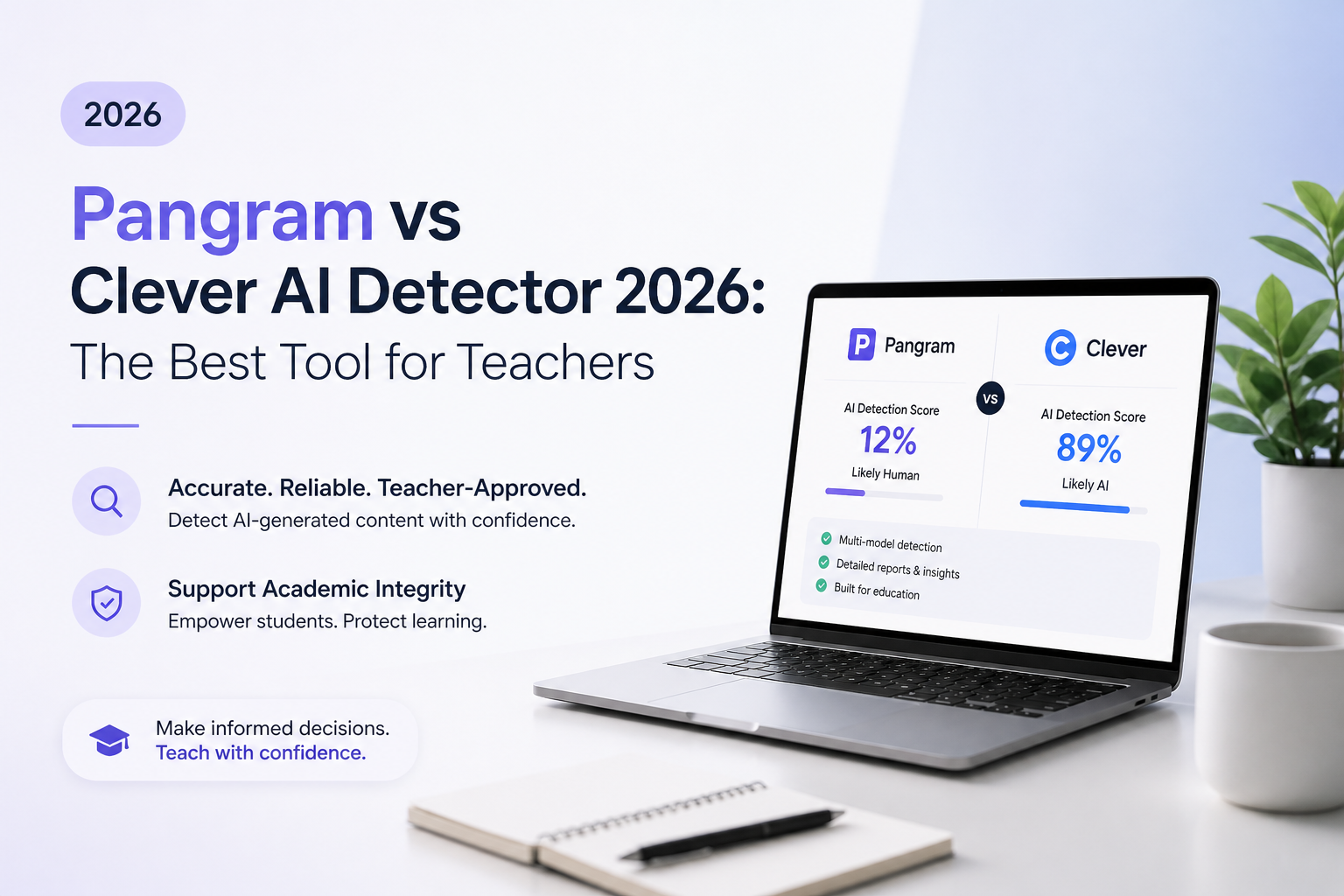 Pangram vs Clever AI Detector 2026: The Best Tool for Teachers